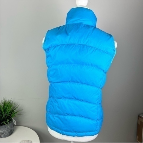 L.L. Bean Vest womens size Small blue puffer goose down zip up - Picture 4 of 7